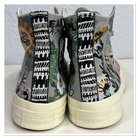 Converse Chuck Taylor All Star 70 Hi Floral Much Love Slate Egret M 5.5 / W 7.5 - Picture 8 of 12
